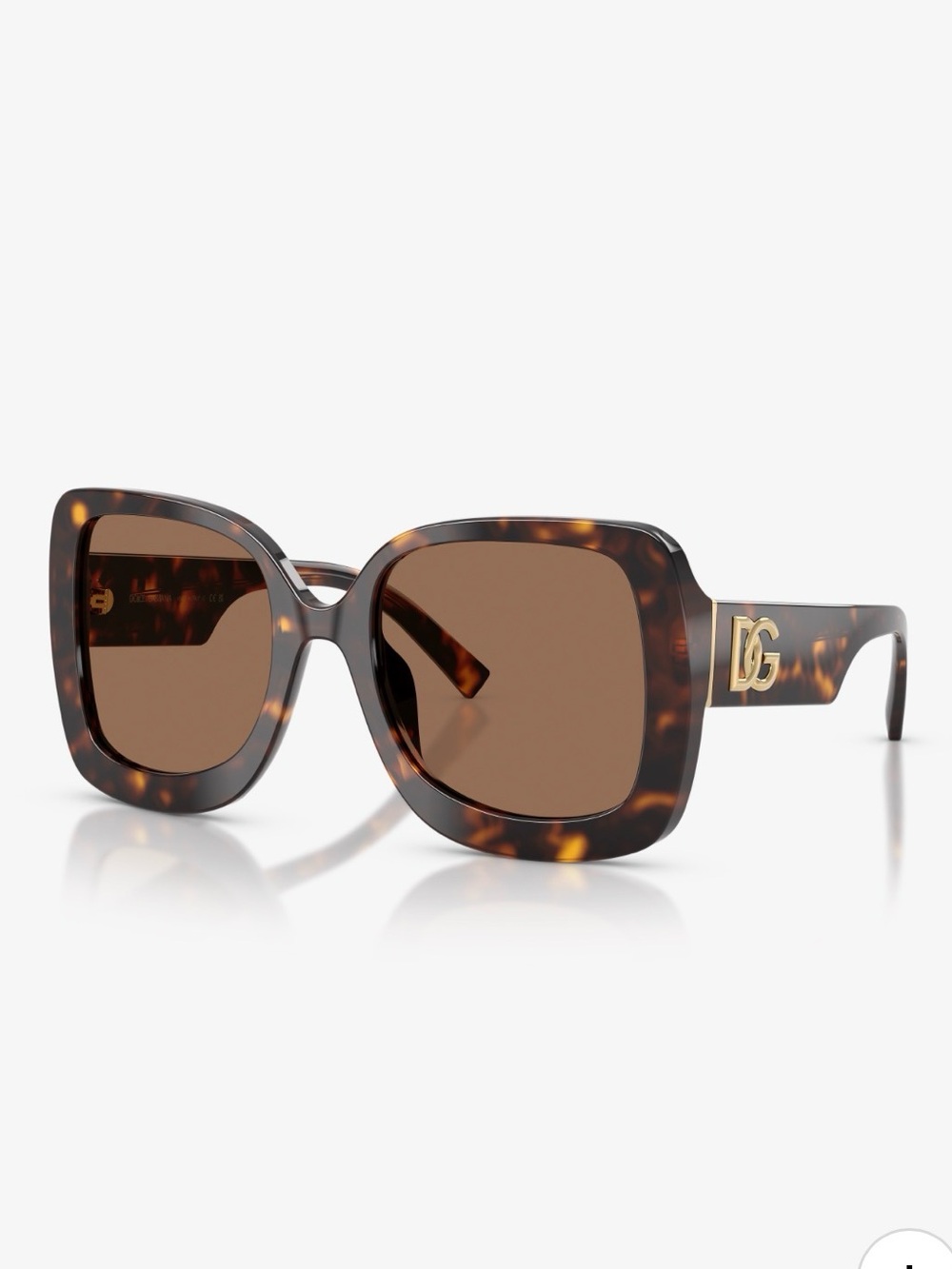 Dolce & Gabbana Oversized Tortoise Brown Sunglases Model DG4513 Full Set